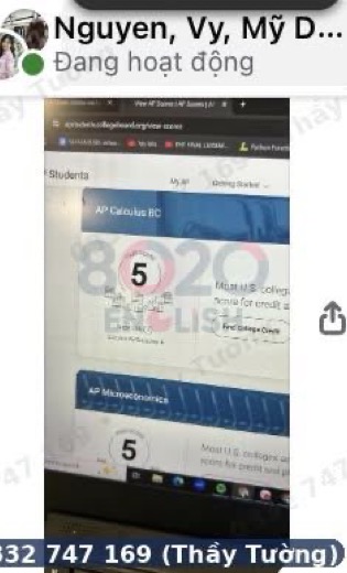 Calculus BC 5 · Microeconomics 5 — ảnh kết quả của học viên 8020